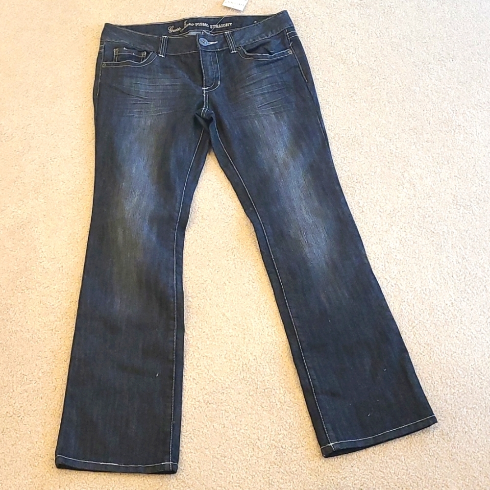 Guess Straight Fit Grey/Black Denim Size 31